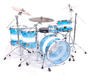 The acrylic G28 with narrow-broad-narrow rally stripes.